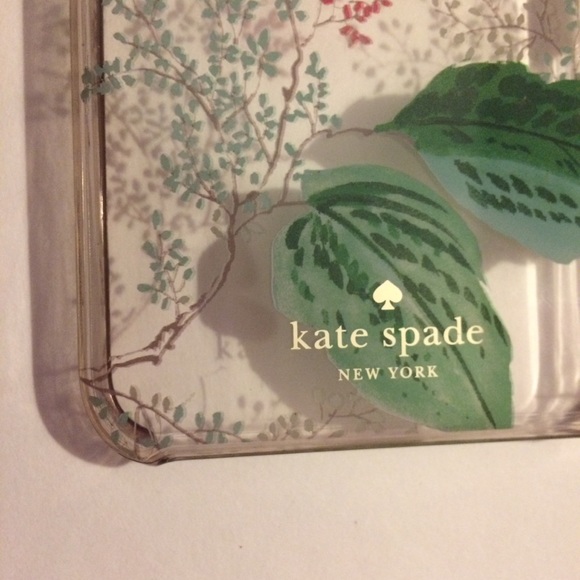 kate spade green leaves cover iPhone 6+, 7+, 8+ - Picture 2 of 8